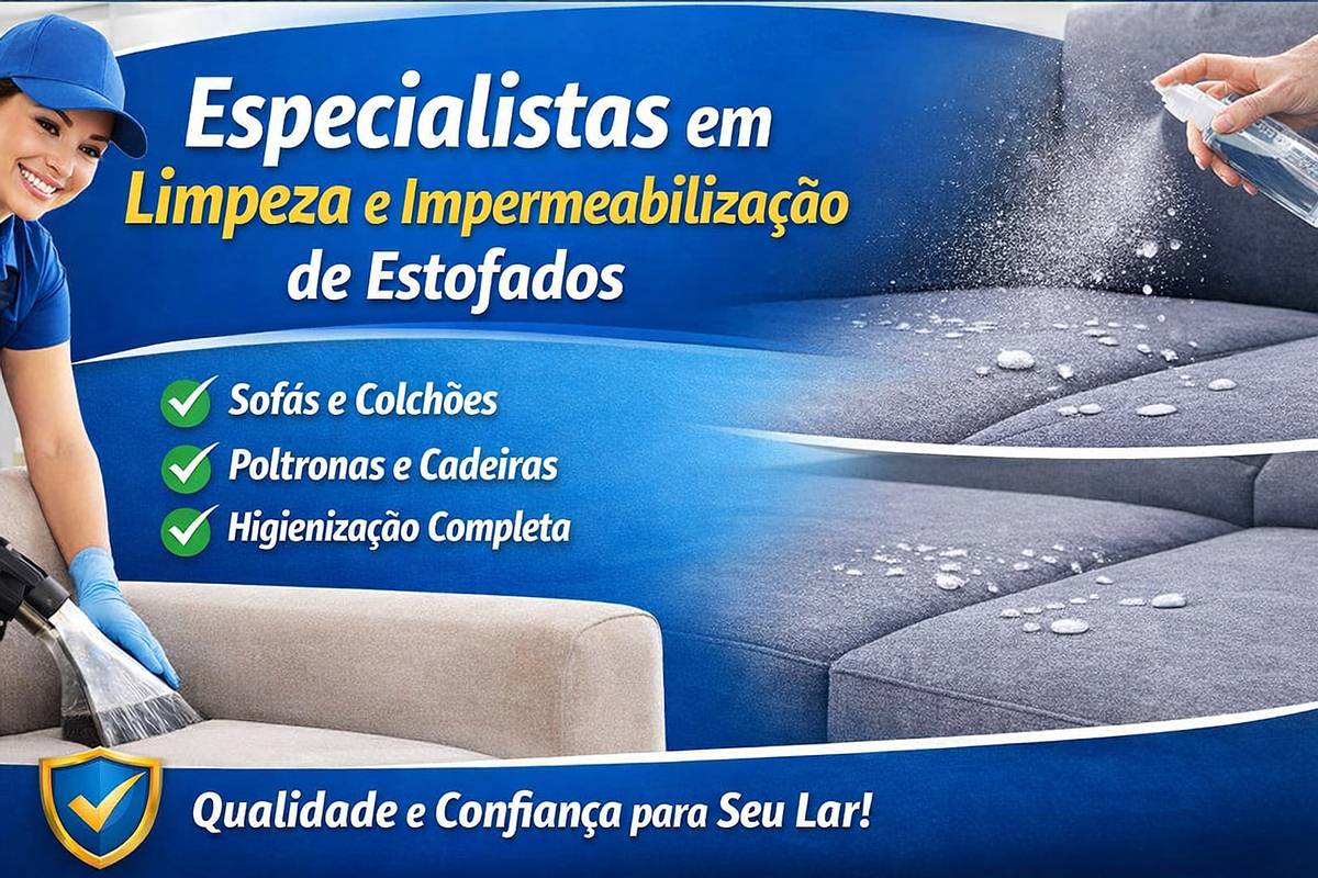 Serviços de Limpeza e Impermeabilização de Sofás